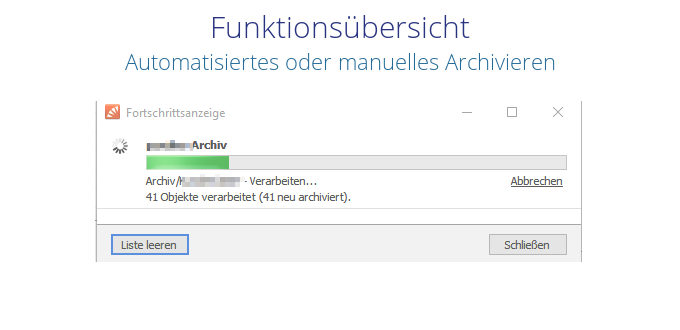 Office 365 E-Mails archivieren