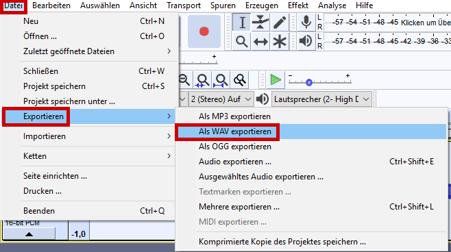 audacity wav convert pbx 06