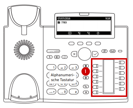 snom d385 vermitteln