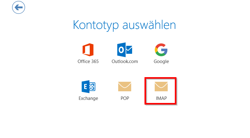 outlook einrichten3 IMAP