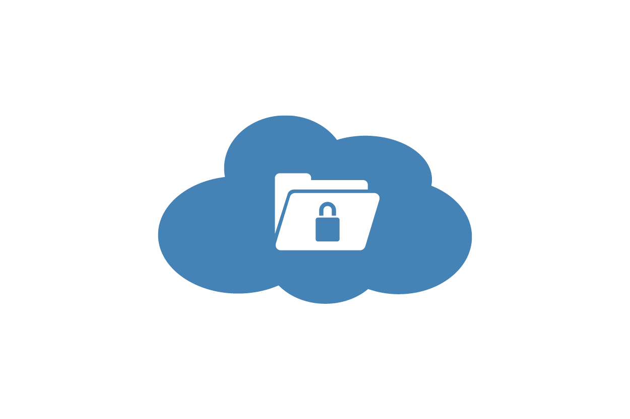 Cloud-Symbol für Unternehmen mit Fokus auf Datenschutz