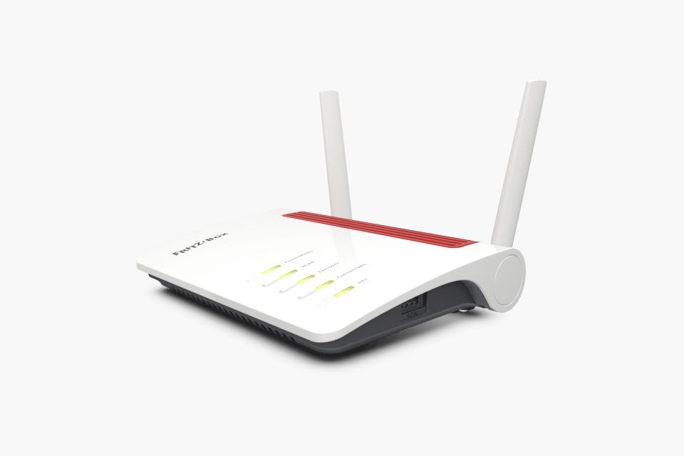 FRITZ!Box WLAN-Router mit zwei Antennen