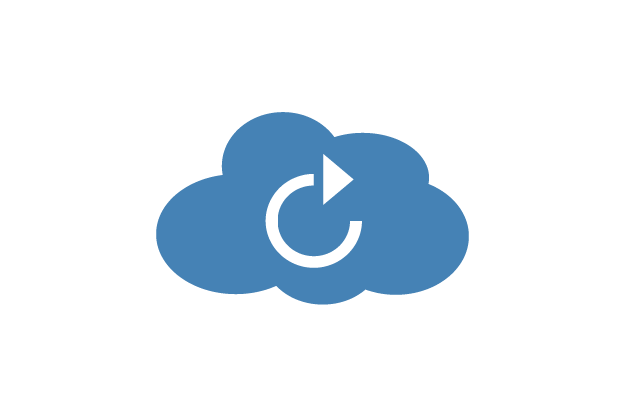 Cloud-Symbol für Datensicherung