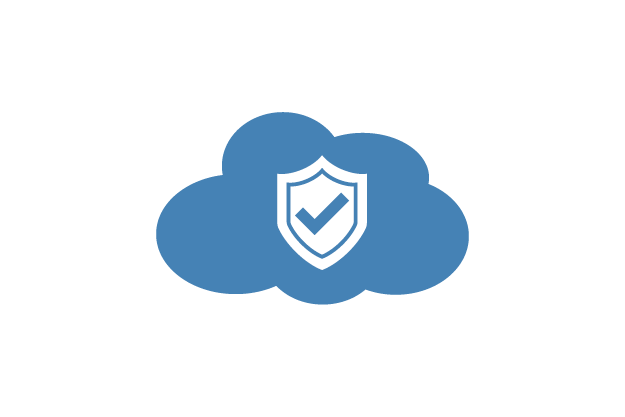 Cloud-Symbol für IT-Infrastrukturschutz