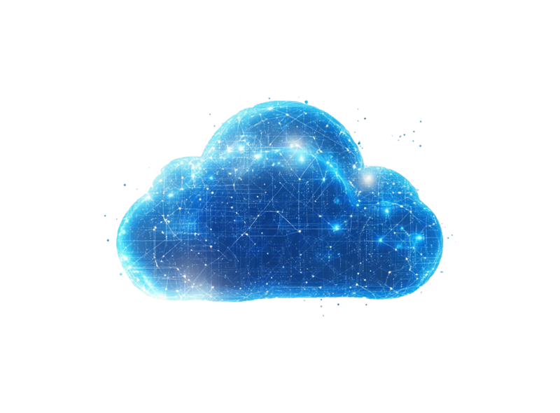 Symbolische Cloud-Wolke für Microsoft 365 Cloud